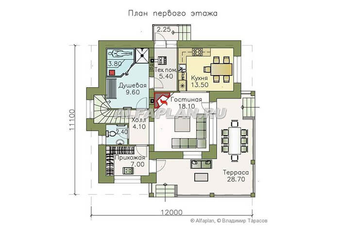 Проект дома Б136 строительство в Самаре