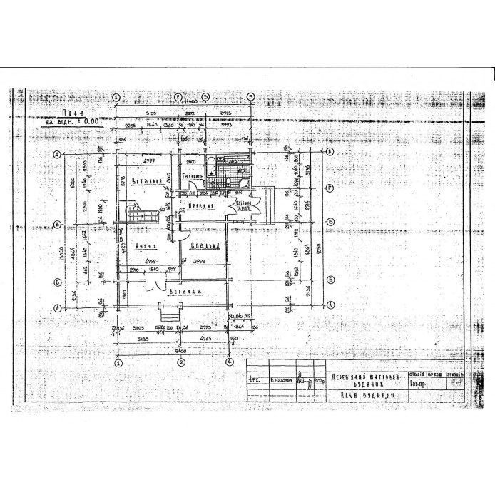 Проект срубового дома C123 строительство в Самаре