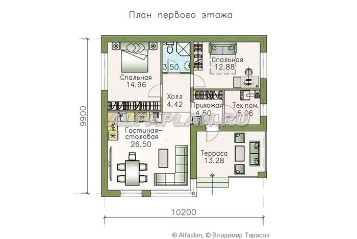 Проект дома О78 строительство в Самаре