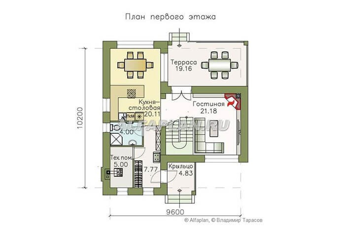 Проект дома Б124 строительство в Самаре