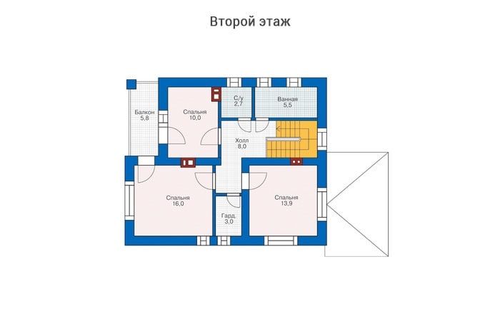 Проект дома Б122 строительство в Самаре