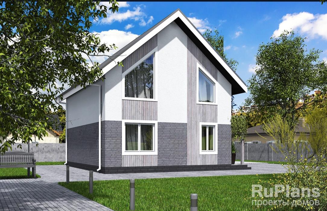 Проект дома с мансардой - Rg3431 строительство в Самаре