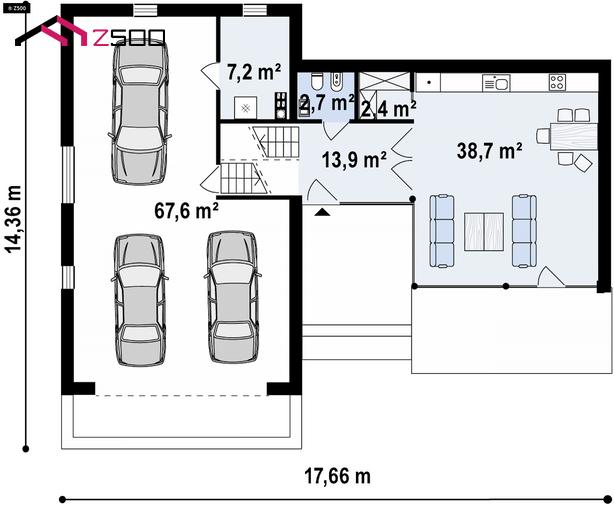 Проект дома Б254 строительство в Самаре