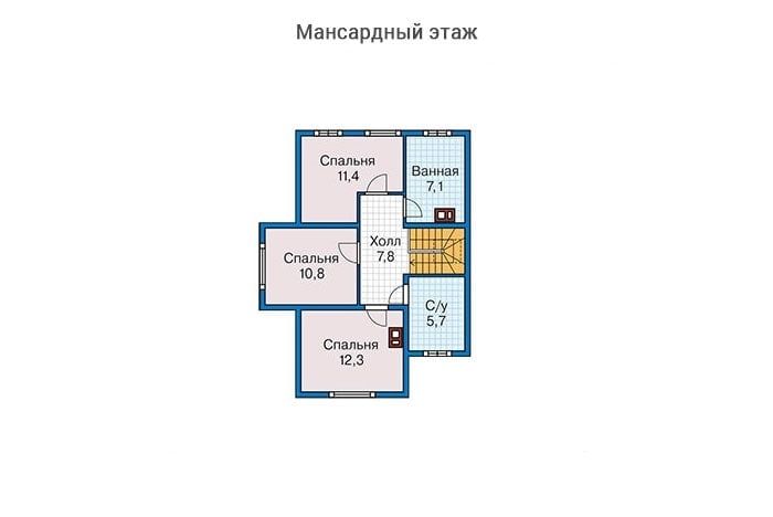 Проект дома М114 строительство в Самаре