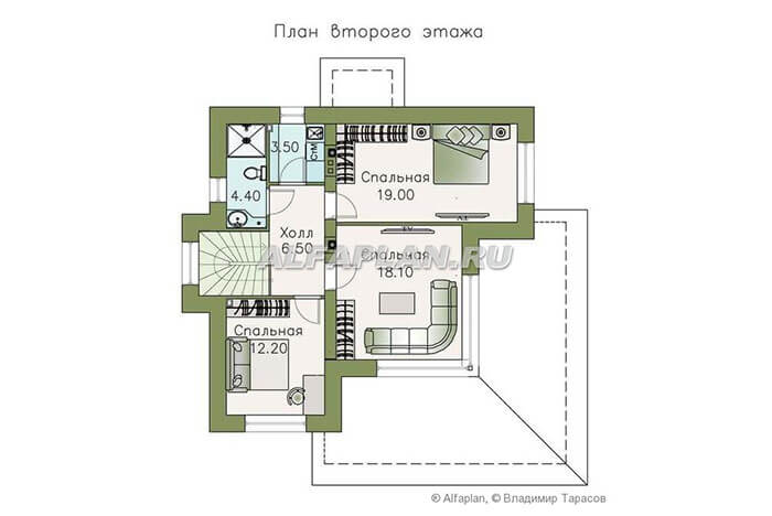 Проект дома Б136 строительство в Самаре