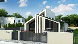 Проект дома в стиле Барнхаус Б224 в Самаре